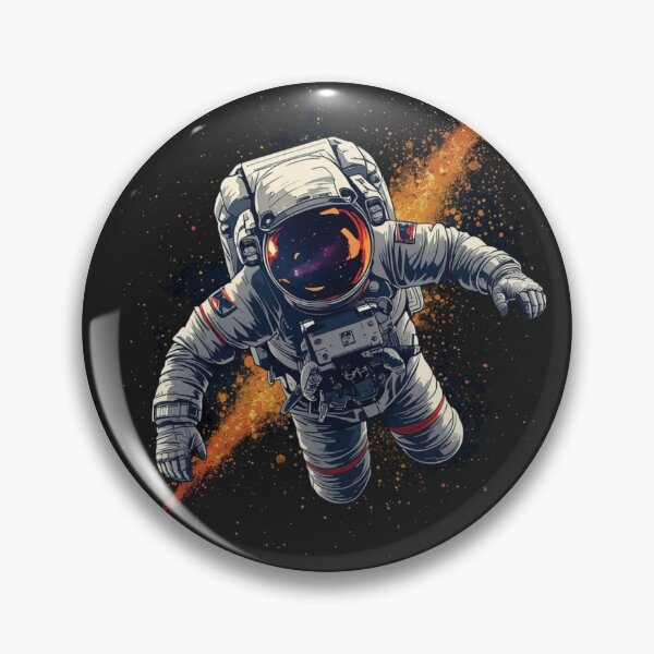 Item preview, Astronaut in Space Splash Art Illustration designed and sold by NovaPrintLab92.