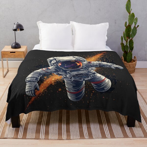 Item preview, Astronaut in Space Splash Art Illustration designed and sold by NovaPrintLab92.