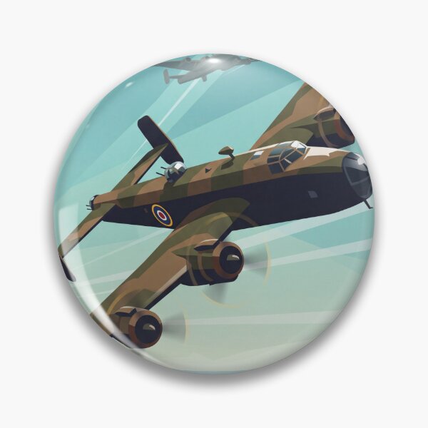 Artikelvorschau, Illustration des Halifax-Bombers auf Handley Page entworfen und verkauft von Airpower Art.