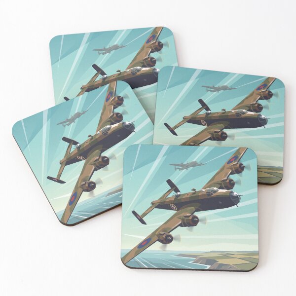 Item preview, Handley Page Halifax Bomber Illustration designed and sold by Airpower Art.