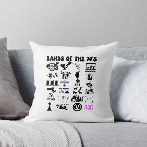 Item preview, Nerdy Iconic Rock Bands Of The 70S Black  designed and sold by cassie996.