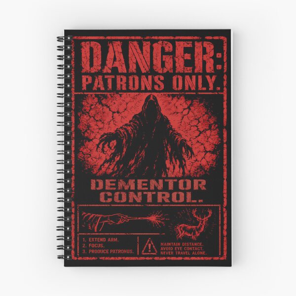 Item preview, Danger: Patrons Only Dementor Control Sign designed and sold by agearb.