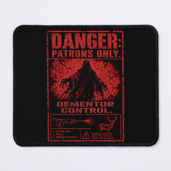 Item preview, Danger: Patrons Only Dementor Control Sign designed and sold by agearb.