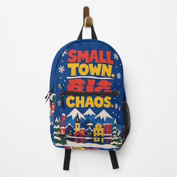 Item preview, Small Town Big Chaos Cutout Satire Comeback Tee designed and sold by Fanverse Merchandise.