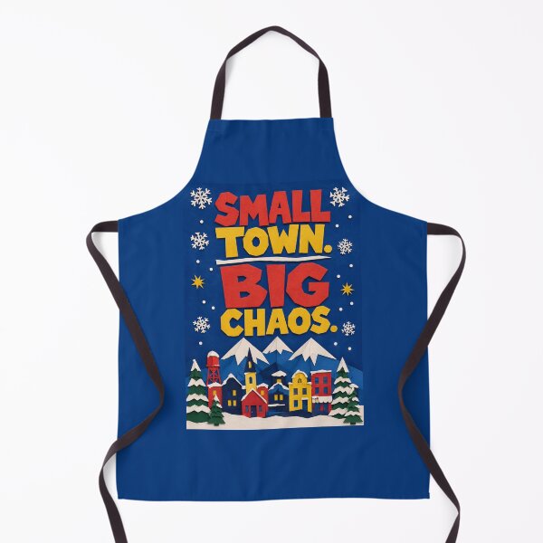 Item preview, Small Town Big Chaos Cutout Satire Comeback Tee designed and sold by Fanverse Merchandise.
