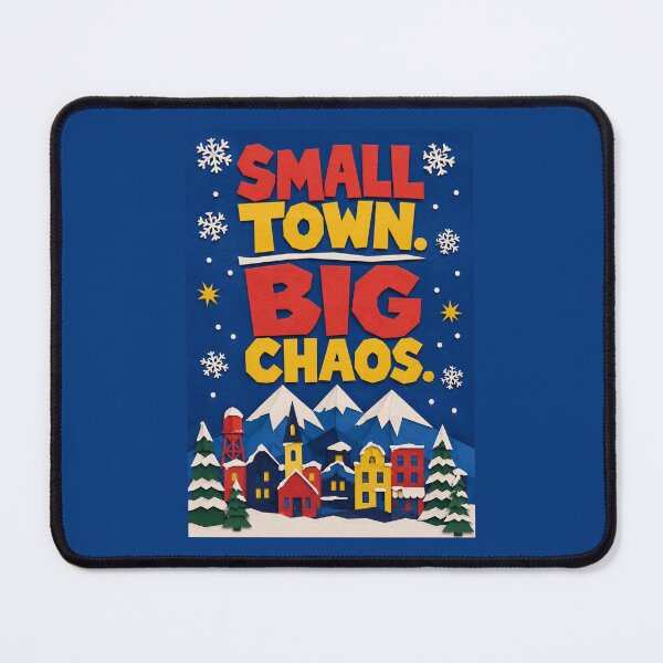 Item preview, Small Town Big Chaos Cutout Satire Comeback Tee designed and sold by Fanverse Merchandise.