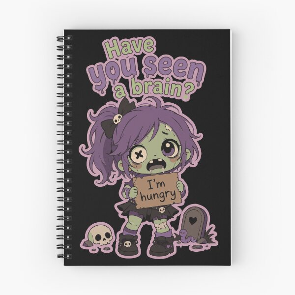 Item preview, "Have you seen a brain? I'm hungry" - Zombie girl designed and sold by Volshira.