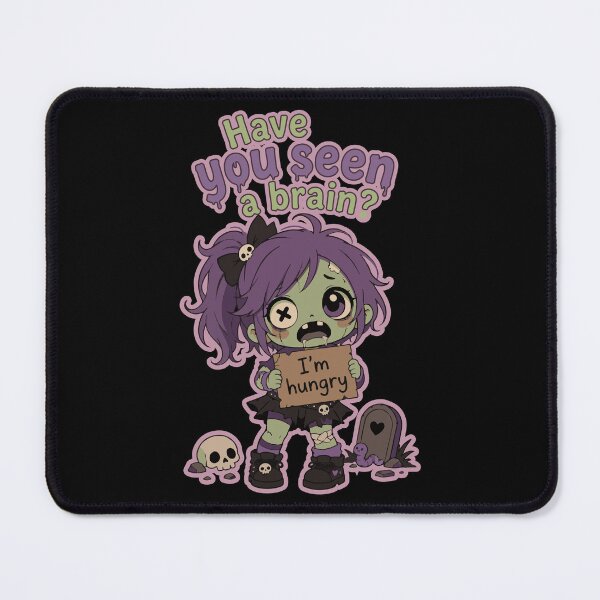 Item preview, "Have you seen a brain? I'm hungry" - Zombie girl designed and sold by Volshira.