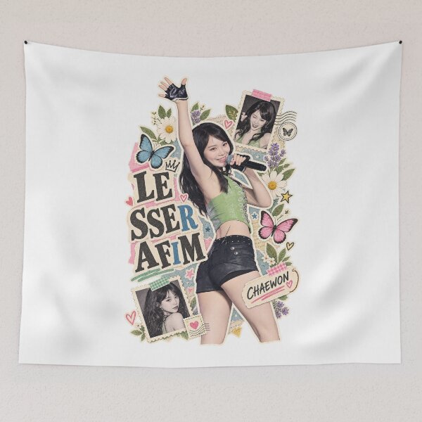 Item preview, Chaewon Vintage Bloom | LE SSERAFIM NO TEMAS designed and sold by Valereekmerch.