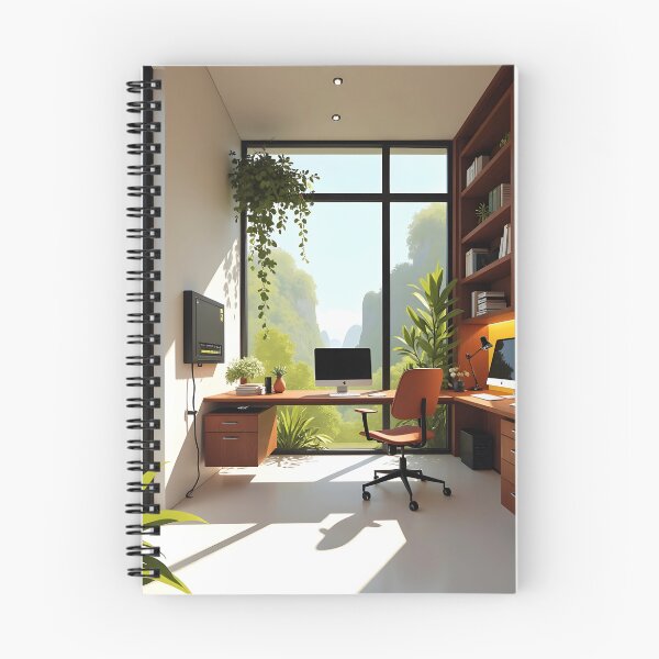 Item preview, Modern Workspace – Nature & Focus designed and sold by nhk999.
