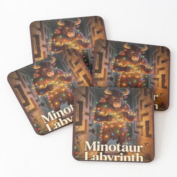 Item preview, Minotaur Labyrinth Tours - Get Lost For The Holidays (Funny Christmas Edition designed and sold by GodsMonsterss.