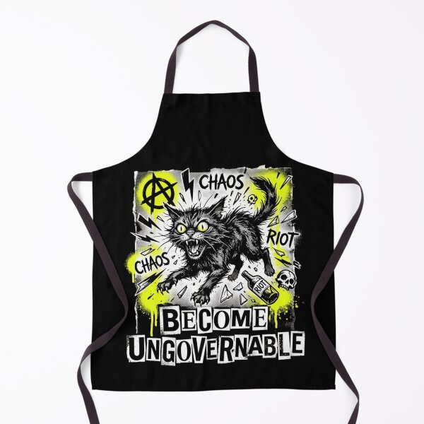 Item preview, Become Ungovernable Funny Rebel Cat Meme Sarcastic Cute T-Shirt designed and sold by HappyHarmony40.