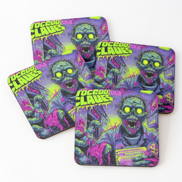 Item preview, Neon Slime Zombie Cyberpunk Horror | Dark Graphic Monster Merch designed and sold by TOCOCLAWS.