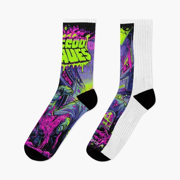 Item preview, Neon Slime Zombie Cyberpunk Horror | Dark Graphic Monster Merch designed and sold by TOCOCLAWS.
