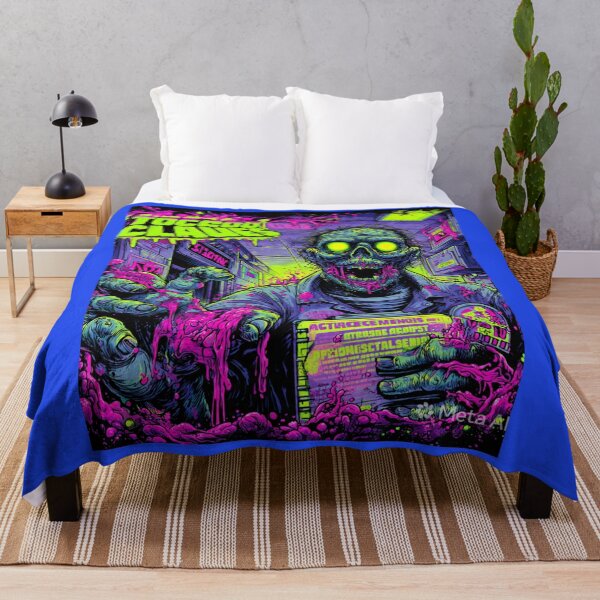 Item preview, Neon Slime Zombie Cyberpunk Horror | Dark Graphic Monster Merch designed and sold by TOCOCLAWS.