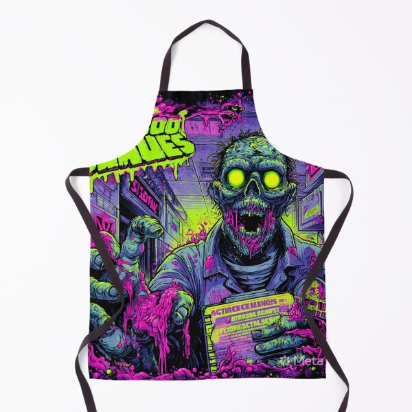 Item preview, Neon Slime Zombie Cyberpunk Horror | Dark Graphic Monster Merch designed and sold by TOCOCLAWS.