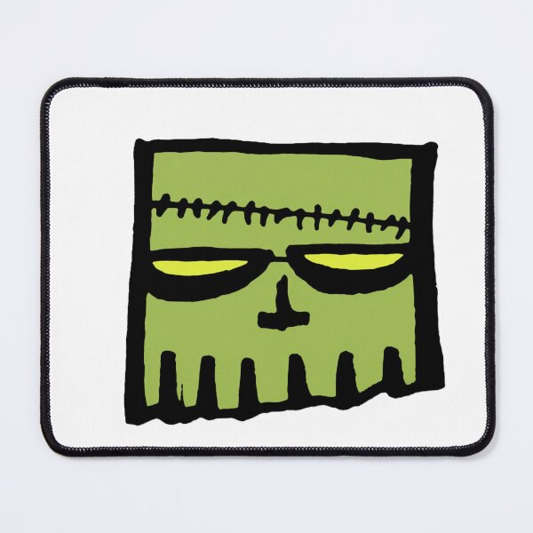 Item preview, Swamp Shaman Skullnutz Green Frankenstein Zombie Monster Graphic designed and sold by DalmatiaGlitter.