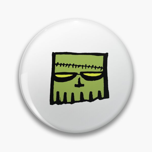 Item preview, Swamp Shaman Skullnutz Green Frankenstein Zombie Monster Graphic designed and sold by DalmatiaGlitter.