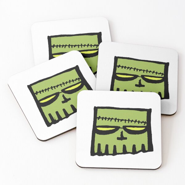 Item preview, Swamp Shaman Skullnutz Green Frankenstein Zombie Monster Graphic designed and sold by DalmatiaGlitter.