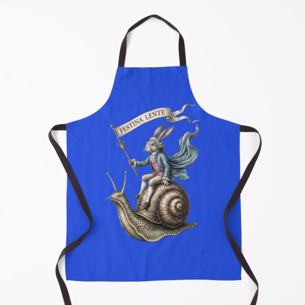 Item preview, Festina Lente Conejo montando un caracol Arte vintage designed and sold by Bhaskar Digital Art.
