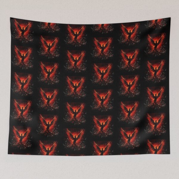 Item preview, Rise From Zero Phoenix Rebirth Alt Rock Fan Art Tee designed and sold by Fanverse Merchandise.