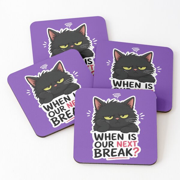 Item preview, Back to School. Grumpy Cat Asking About Breaks T-Shirt designed and sold by Priamant.
