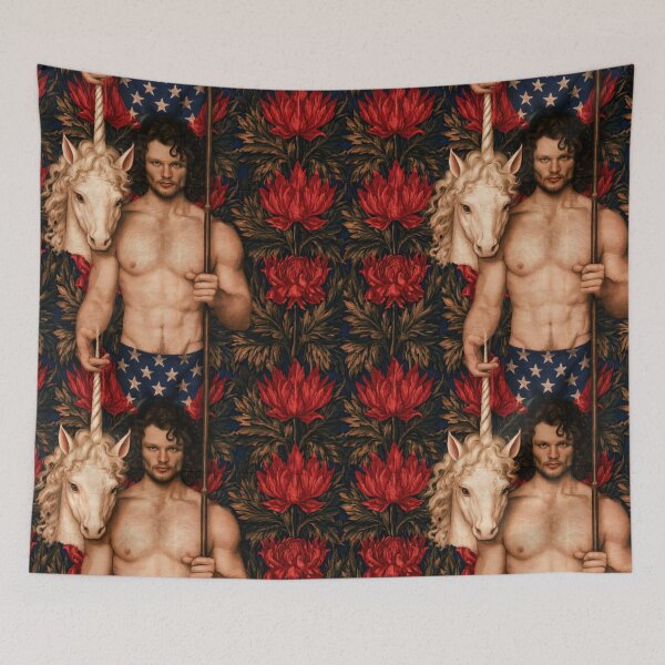 Item preview, fleur de l’homme‑licorne designed and sold by JaimeLikes.