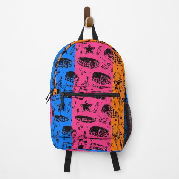 Item preview, Pop Punk Skate Doodle Seamless Pattern Y2K Print designed and sold by Fanverse Merchandise.