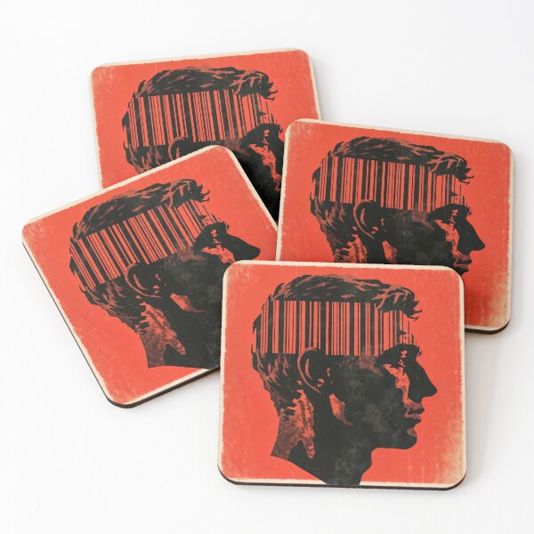 Item preview, Human Head with Brain and Barcode designed and sold by Mike Kiev art.