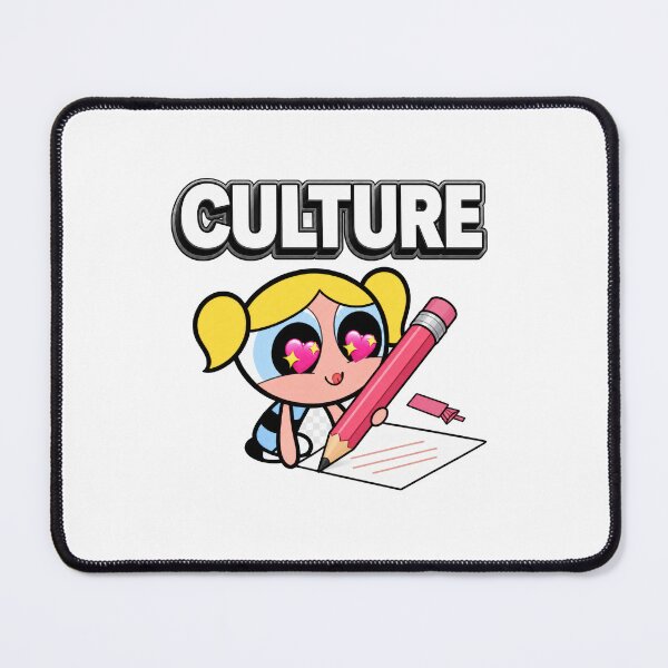 Item preview, CULTURE Cute Character with Giant Pencil – 3D Typography Art designed and sold by Atlant11.