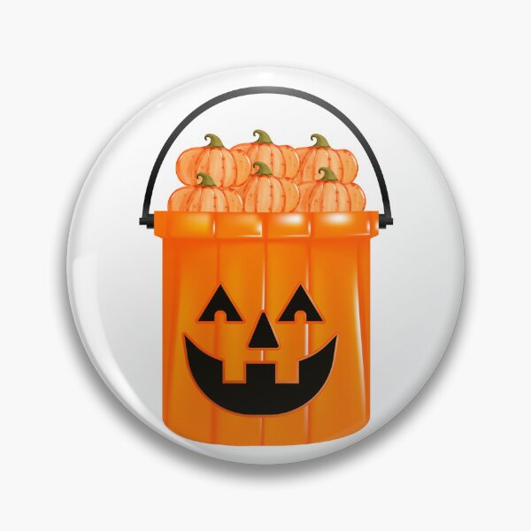 Item preview, Cute Halloween Pumpkin Bucket Full of Mini Pumpkins designed and sold by NAMASTHE WORLD.
