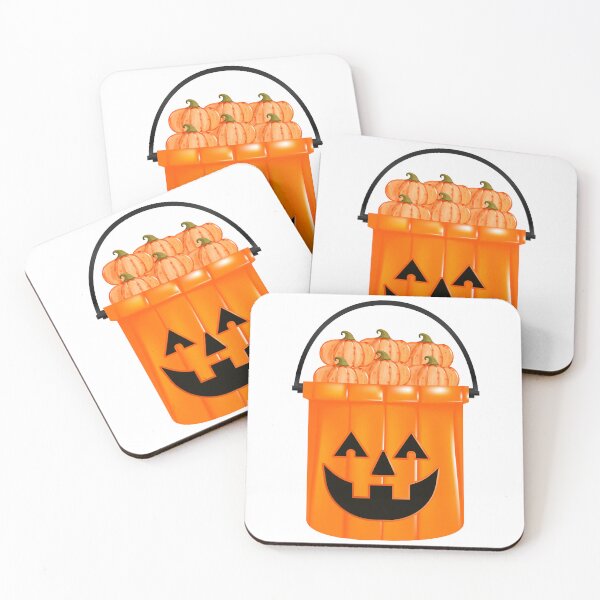 Item preview, Cute Halloween Pumpkin Bucket Full of Mini Pumpkins designed and sold by NAMASTHE WORLD.