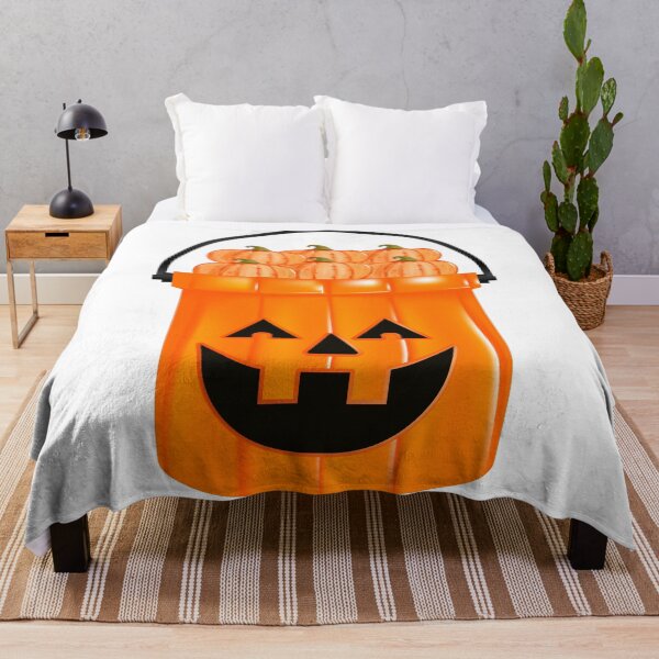 Item preview, Cute Halloween Pumpkin Bucket Full of Mini Pumpkins designed and sold by NAMASTHE WORLD.