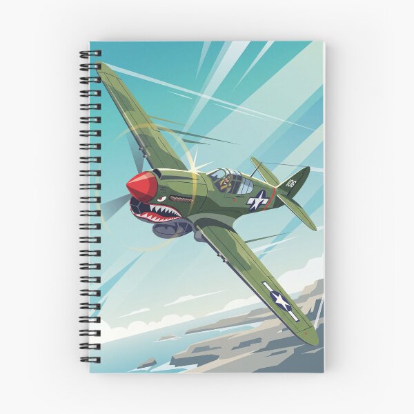 Item preview, P-40 Warhawk Shark Nose Illustration designed and sold by Airpower Art.