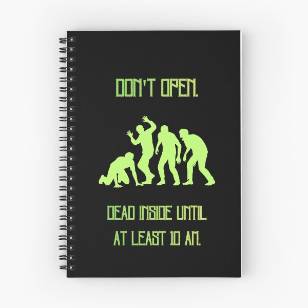 Item preview, Dead Inside Until 10 AM Funny Zombie Parody designed and sold by Mircea786.