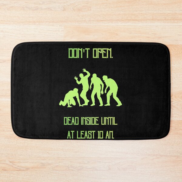 Item preview, Dead Inside Until 10 AM Funny Zombie Parody designed and sold by Mircea786.
