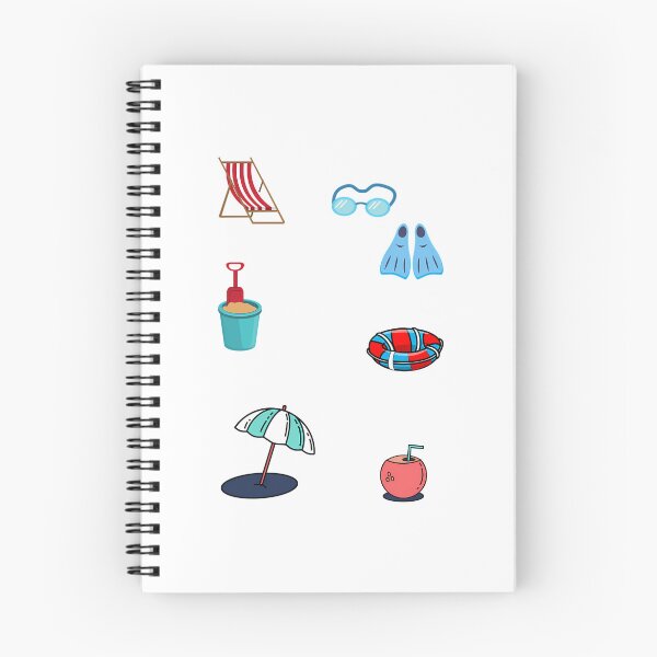 Item preview, Summer Beach Days Pack - Cute - Diving  Umbrella Fun Sand designed and sold by trinidad-shizue.