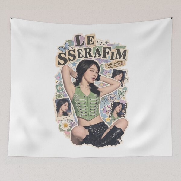 Item preview, Club floral de Chaewon | LE SSERAFIM designed and sold by Valereekmerch.