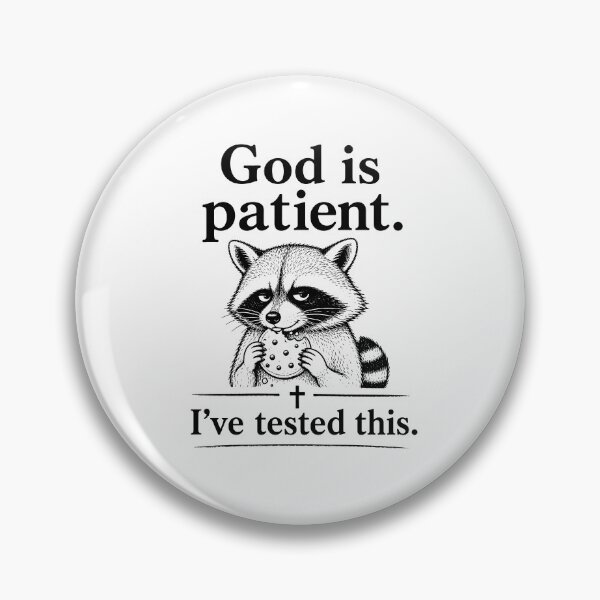 Item preview, God is Patient I've Tested This designed and sold by CelidaBonde.