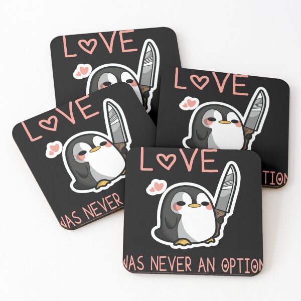 Item preview, Love was Never an Option Penguin Tee designed and sold by RCMstore.