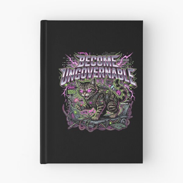 Item preview, Become Ungovernable Funny Rebel Cat Meme Sarcastic Cute T-Shirt designed and sold by HappyHarmony40.