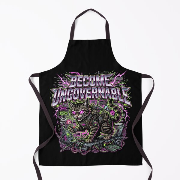Item preview, Become Ungovernable Funny Rebel Cat Meme Sarcastic Cute T-Shirt designed and sold by HappyHarmony40.