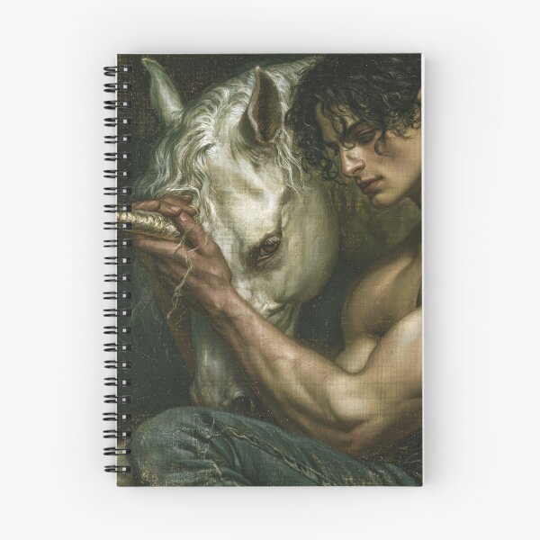 Item preview, Unicorn Tamer — Mythic Realism Portrait designed and sold by JaimeLikes.
