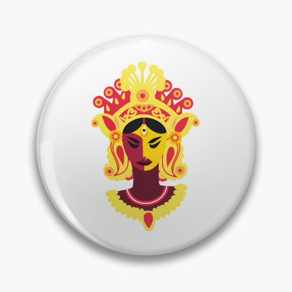 Artikelvorschau, Navratri Devi Gesicht und Rangoli Design 12 entworfen und verkauft von bourg-libbie.
