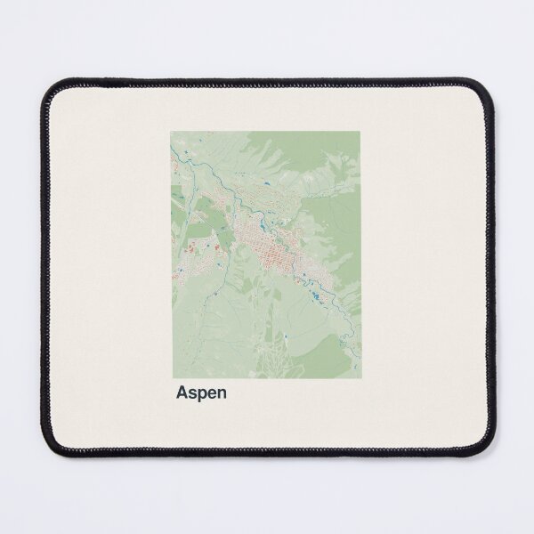 Item preview, Aspen Minimalistic Map Art designed and sold by MapsNerd.