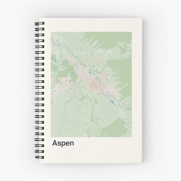 Item preview, Aspen Minimalistic Map Art designed and sold by MapsNerd.