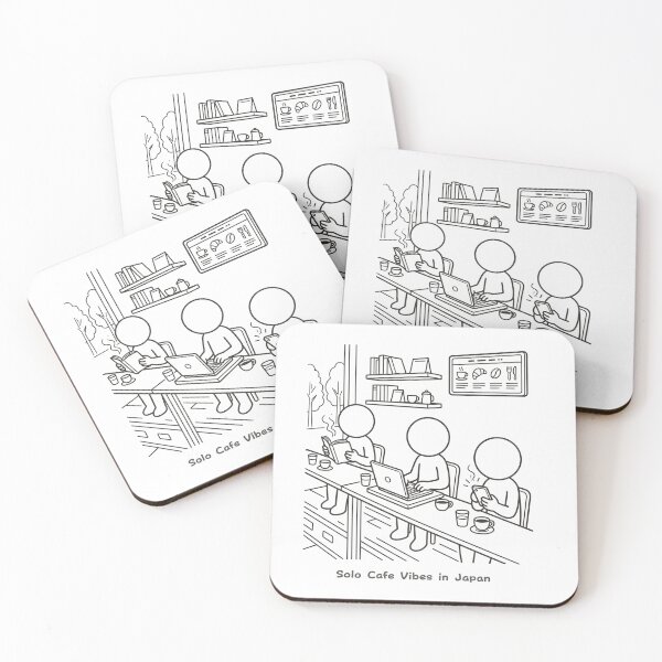 Item preview, Solo Cafe Culture in Japan - Japanese Cafe Pictogram designed and sold by japan-picto.