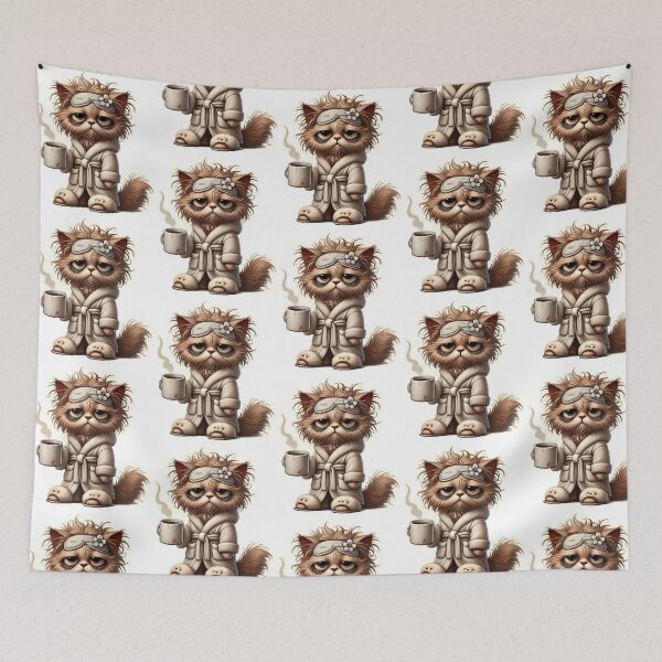 Item preview, Tired Cat Premium Cool Trendy Best Gift Premium Cool Trendy Best Gift Reloaded-Viral Drop 2025 designed and sold by trinidad-shizue.