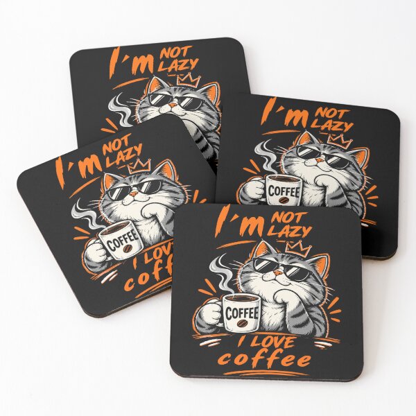 Item preview, I’m Not Lazy, I love coffee T-Shirt  Funny Graphic Tee   Humor Lazy Quote Shirt designed and sold by Artimax-Studio.