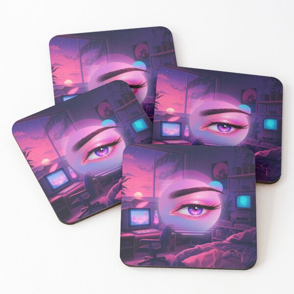 Item preview, Vaporwave Winking Eye designed and sold by vapormoon.